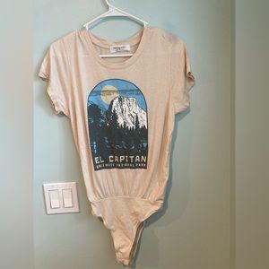 Free people graphic bodysuit